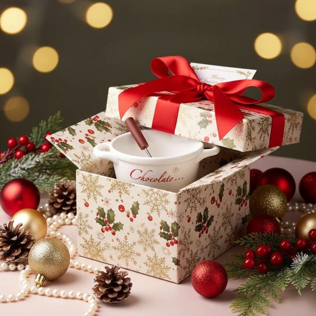 Fondue blanco como regalo